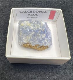Minerales en cajita de 4x4. Serie roja.