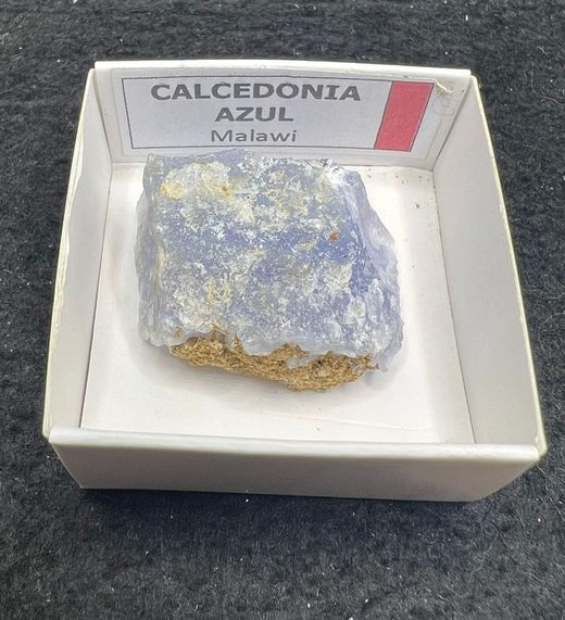 Minerales en cajita de 4x4. Serie roja.