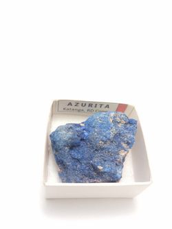 Minerales en cajita de 4x4. Serie roja.