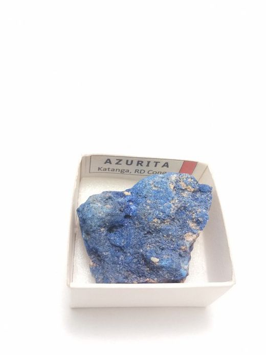 Minerales en cajita de 4x4. Serie roja.