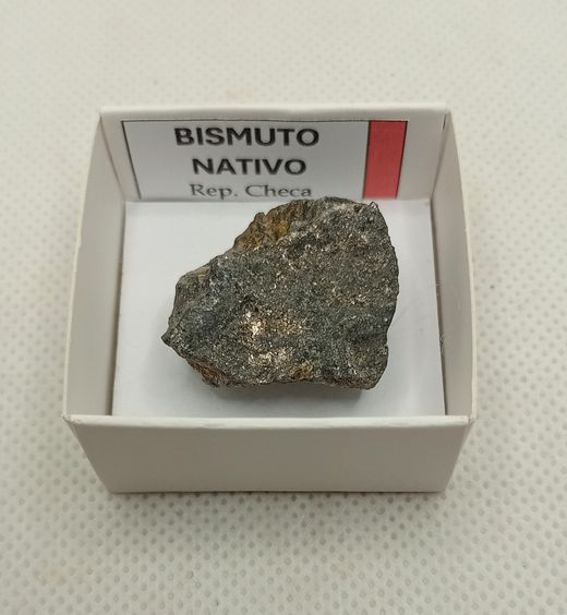 Minerales en cajita de 4x4. Serie roja.