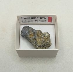 Minerales en cajita de 4x4. Serie roja.
