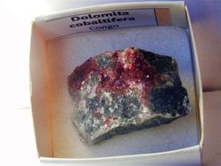 Minerales en cajita de 4x4