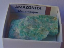 Minerales en cajita de 4x4