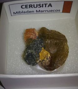 Minerales en cajita de 4x4