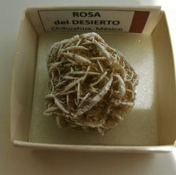Minerales en cajita de 4x4