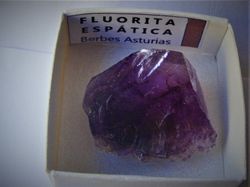 Minerales en cajita de 4x4