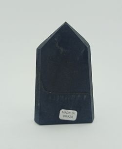 Shungita con Pirita punta pulida