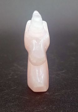 Unicornio cuarzo rosa