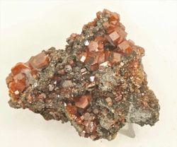 Vanadinita cristales prismáticos en matriz