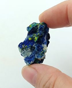 Volborthita y Azurita