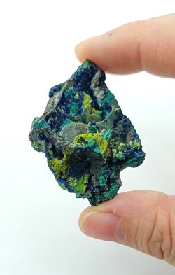 Volborthita y Azurita