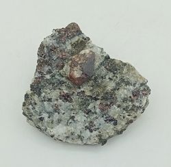 Zircón en Flogopita